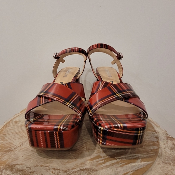 Soda plaid pattern high heels - Picture 4 of 5